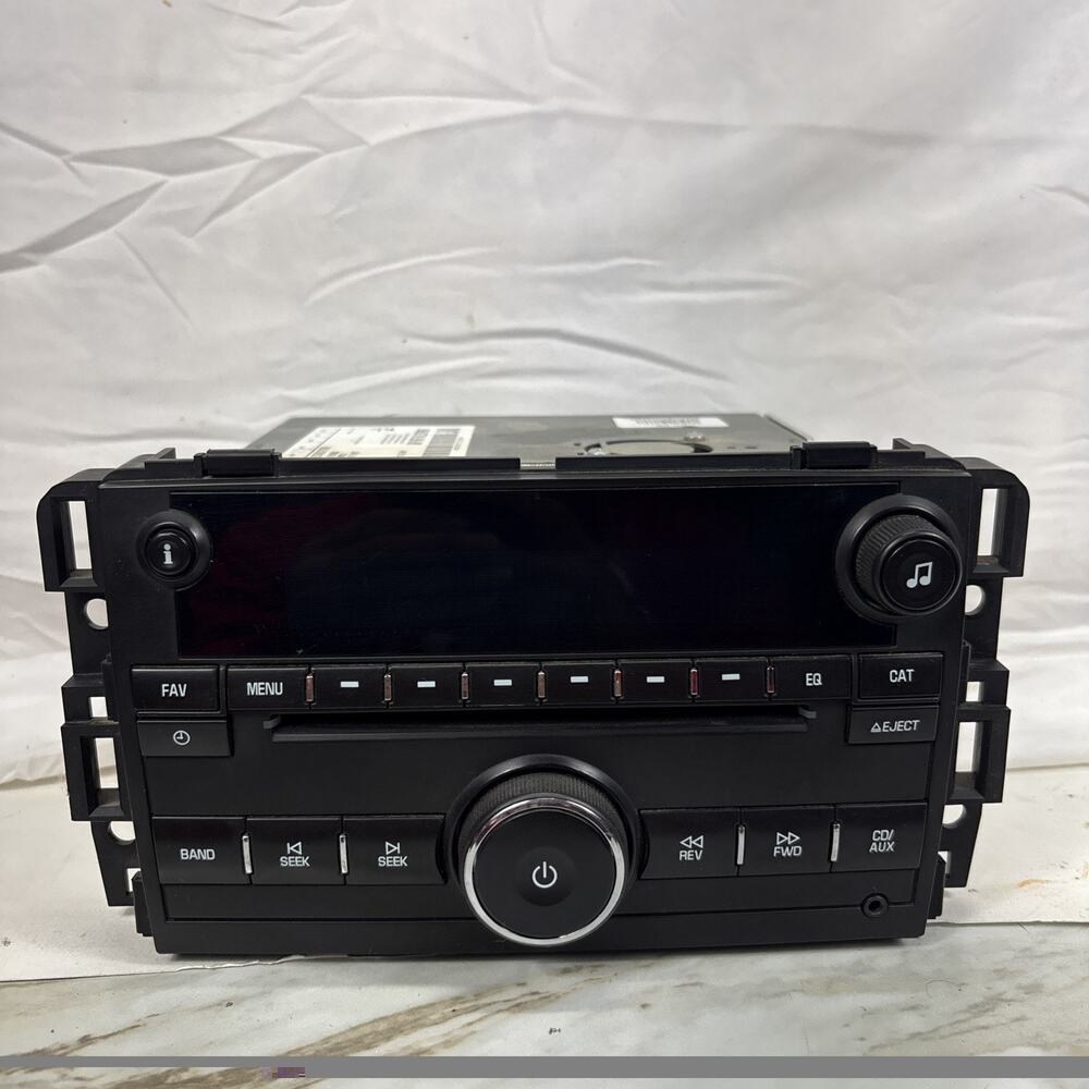 Chevy GMC 2007-2010 Truck Radio AM FM CD Aux Input GM 25799567 Metal